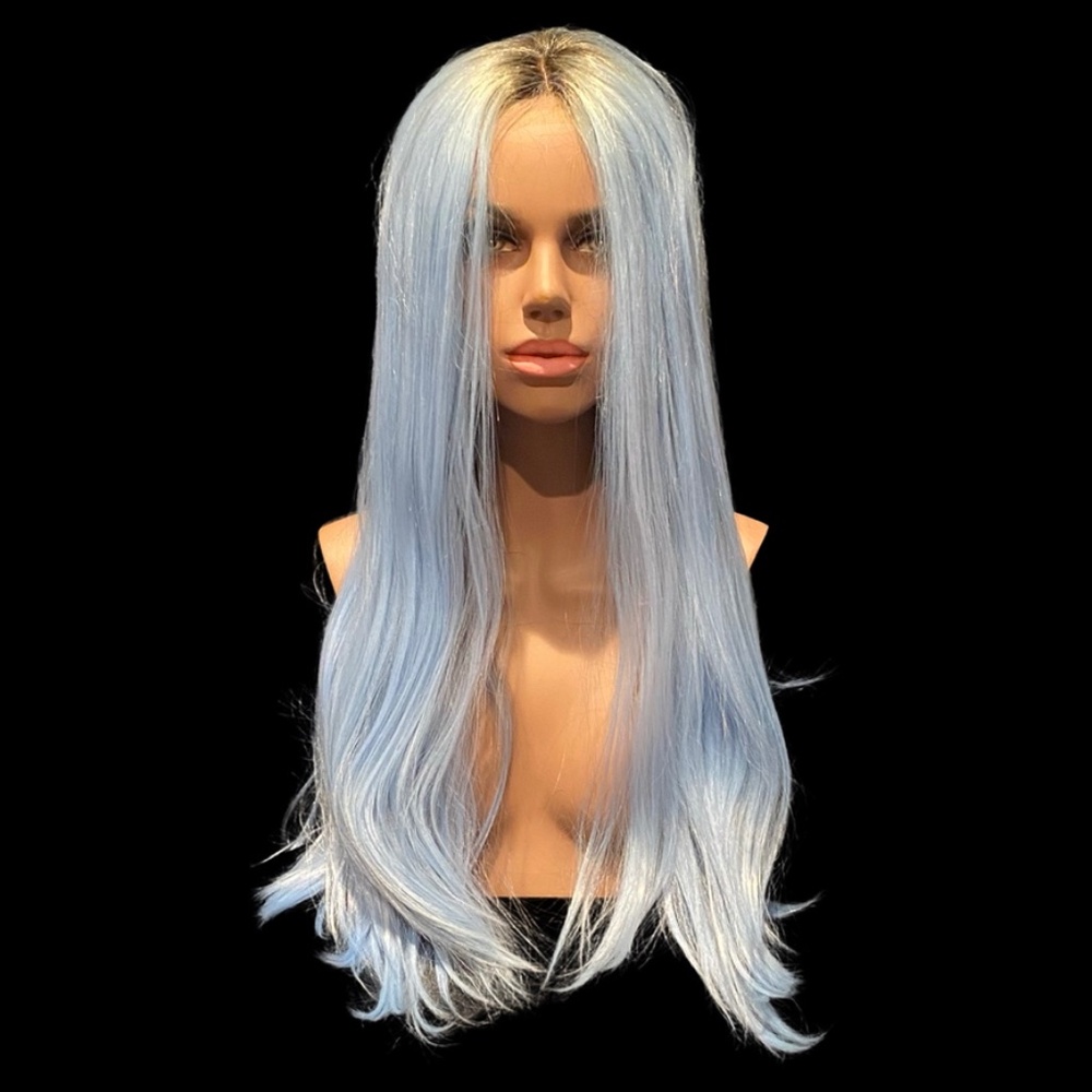 Bellami Synthetic Blue Wig 26" Includes Detangler Brush